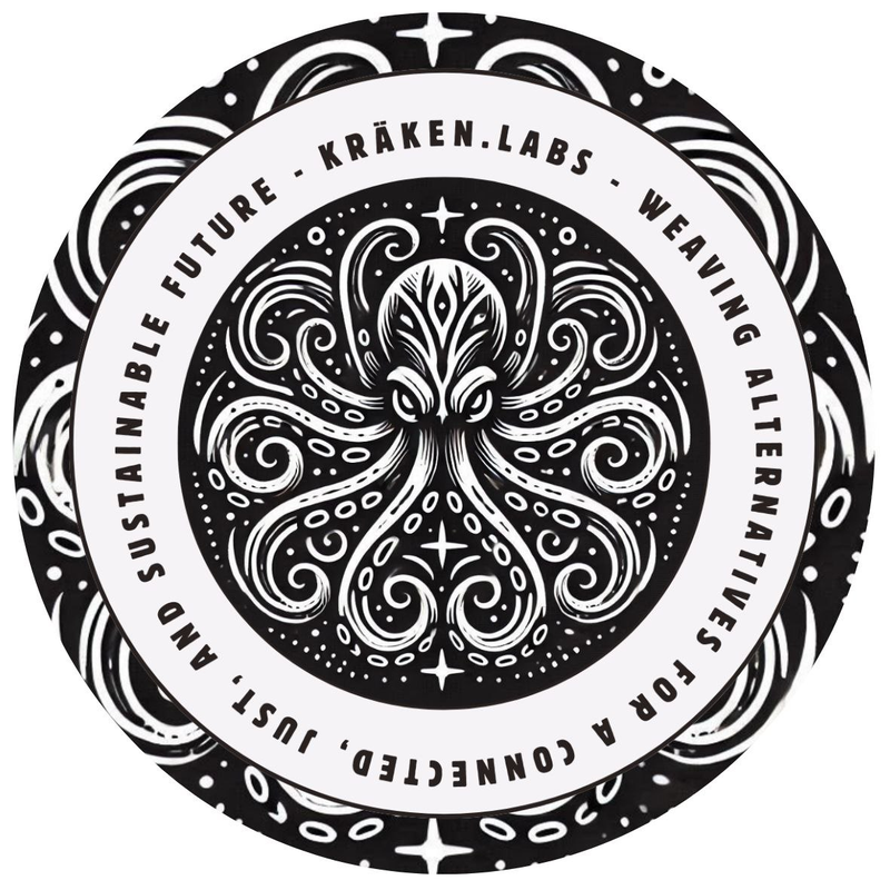 Kräken.LABs emblem: a stylised octopus inside a circle
